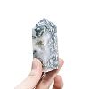 Tower Natural Moss Agate Home Display Decoration PW-WG86672-02-2