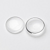 Clear Glass Cabochons GGLA-G005-2