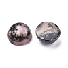 Natural Rhodonite Cabochons G-P393-R68-10MM-2