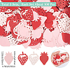 300Pcs Strawberry Party Theme Paper Confetti DIY-SC0029-69-2