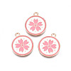 Alloy Enamel Pendants ENAM-S115-148B-1