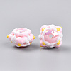 Opaque Acrylic Beads SACR-YW0002-01B-3
