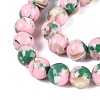 Assembled Synthetic Turquoise and Trochus Shell Beads Strands G-N369-02D-01-3