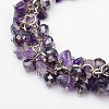 Trendy Women's Gemstone Bracelets BJEW-JB01569-02-2