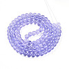 Baking Paint Transparent Glass Beads X1-DGLA-N006-8mm-06-2