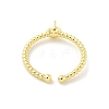 Brass Cup Peg Open Cuff Ring Settings LS-KK-G518-02G-02-3
