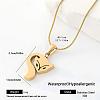 304 Stainless Steel Pendant Necklaces for Women QS1724-6-1