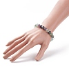 Natural Fluorite Stretch Bracelets BJEW-E373-8mm-10-4