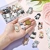 30Pcs 15 Styles Acrylic Pendants OACR-CJ0001-96-4