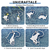 Unicraftale 4Pcs 4 Style 304 Stainless Steel Pendants STAS-UN0034-49-5