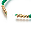 Nylon Cord Braided Bead Bracelets Making BJEW-F360-F13-2