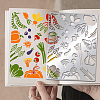 Vegetable Custom Stainless Steel Metal Cutting Dies Stencils DIY-WH0289-067-5