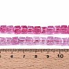 Crackle Transparent Glass Beads Strands GLAA-N062-6mm-07-4