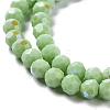 Opaque Glass Beads Strands EGLA-A035-P6mm-L20-3