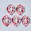 Transparent Spray Paint Acrylic Linking Rings X-TACR-Q276-001D-1