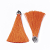 Polyester Tassel Pendant Decoration AJEW-S062-M-4