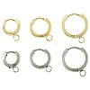 16Pcs 201 Stainless Steel Huggie Hoop Earrings Findings STAS-FS0002-26C-1