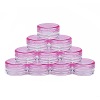 3G Plastic Empty Portable Facial Cream Jar LS-X-MRMJ-WH0020-01B-1