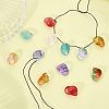 CHGCRAFT 90pcs 6 Colors Transparent Glass Beads GLAA-CA0001-47-4