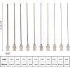 BENECREAT 20Pcs 10 Style Iron Dispensing Needles TOOL-BC0001-27-2