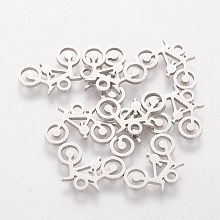 Tarnish Resistant 304 Stainless Steel Charms STAS-Q201-T210