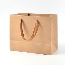 Rectangle Kraft Paper Bags AJEW-L047E-01