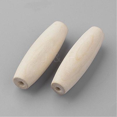 Unfinished Wood Beads WOOD-R253-18-LF-1