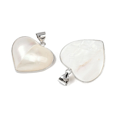 Natural Shell Pendants SSHEL-B003-01P-02-1