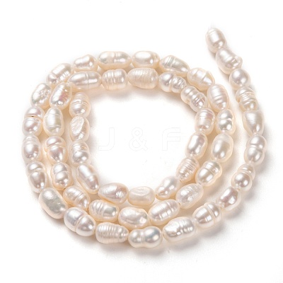 Natural Cultured Freshwater Pearl Beads Strands PEAR-L033-60-1