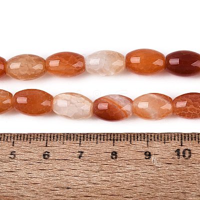 Natural Agate Beads Strands G-N362-18A-08-1