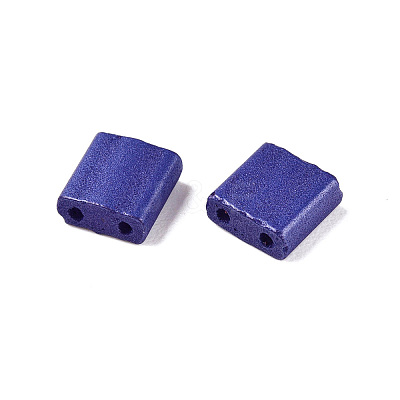 2-Hole Baking Paint Glass Seed Beads SEED-S023-17C-08-1