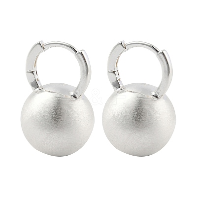 Round Brass Hoop Earrings for Women EJEW-U055-06S-1