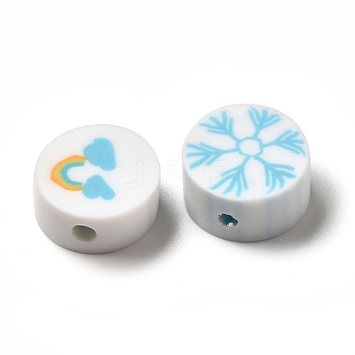 Handmade Polymer Clay Beads CLAY-E001-01F-1