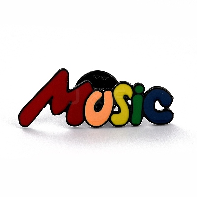 Music Enamel Pin JEWB-P011-03-1