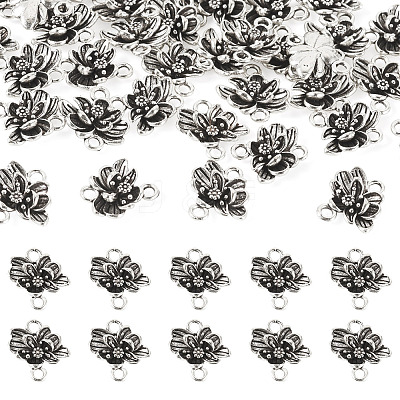 Tibetan Styles Alloy Connector Charms FIND-TADJ0001-10A-1