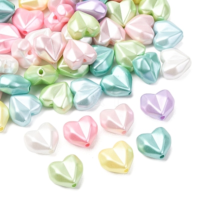 Opaque ABS Plastic Beads X-MACR-L015-03-1