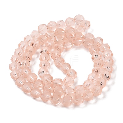 Electroplate Transparent Glass Beads Strands EGLA-I018-FA09-1