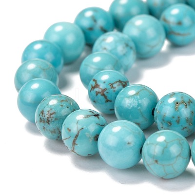 Natural Magnesite Beads Strands G-TAC0001-03B-1
