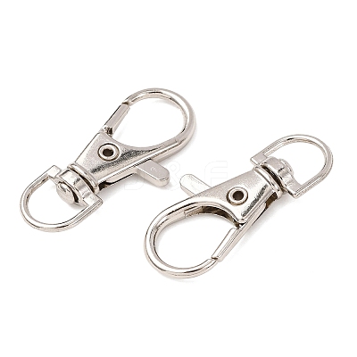 Alloy Swivel Lobster Claw Clasps X-E168-1
