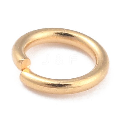 Rack Plating Brass Open Jump Rings X-KK-O139-18C-G-1