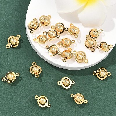 SHEGRACE Brass Round Links XGR0126G-122G-1