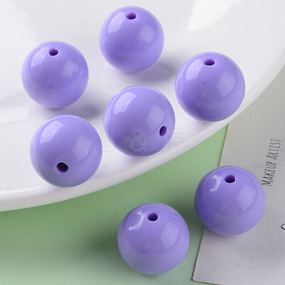 Opaque Acrylic Beads MACR-S370-C20mm-SS2114-1