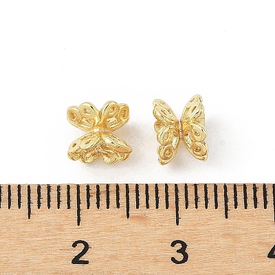 Brass Bead Caps KK-V015-26G-01-1
