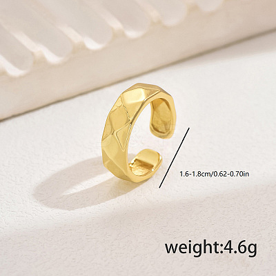 Brass Cuff Rings for Women MO3713-1-1