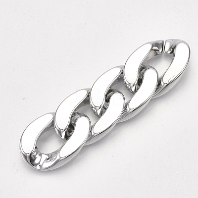 UV Plating ABS Plastic Linking Rings CCB-S162-03P-1