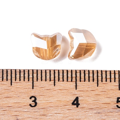 100Pcs Electroplate Glass Beads EGLA-P060-01A-PL01-1