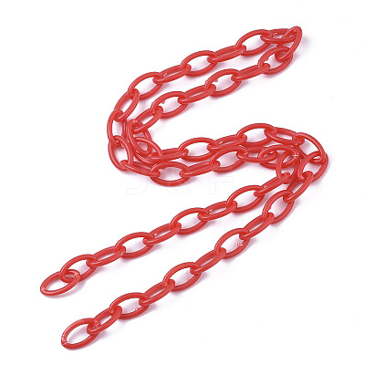 Opaque Acrylic Cable Chains X-SACR-N010-001E-1