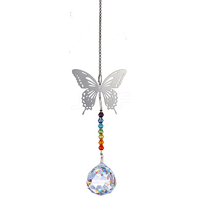 Glass Big Pendant Decorations PW-WG93505-01-1