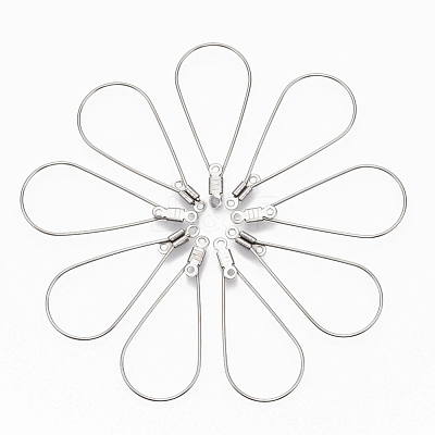 Tarnish Resistant 304 Stainless Steel Wire Pendants STAS-T051-003-1
