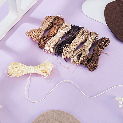 80M 8 Colors Eco-Friendly Korean Waxed Polyester Cord YC-TA0001-15-1
